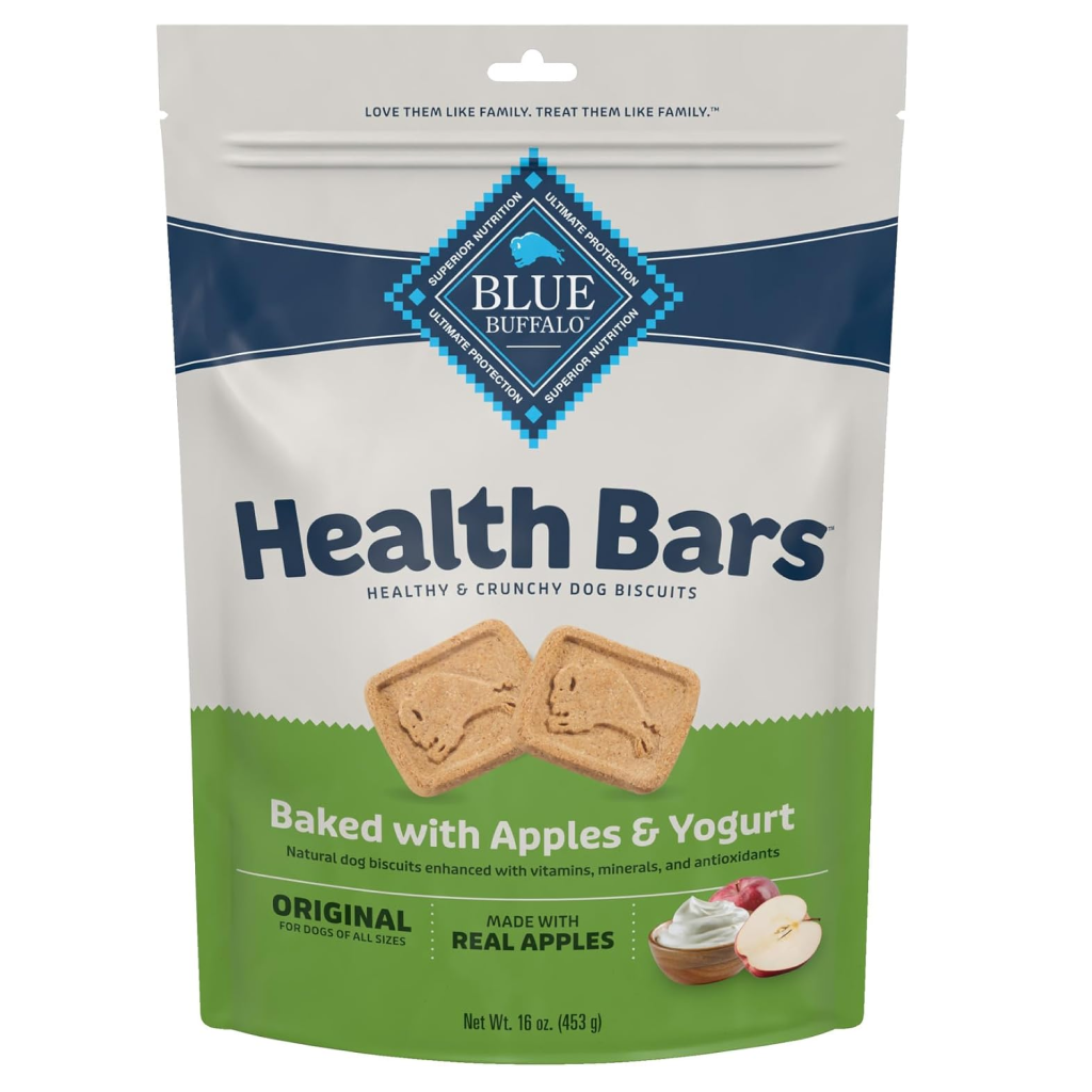 Blue Buffalo Health Bars Apple & Yogurt Biscuits for Dogs (16 oz)