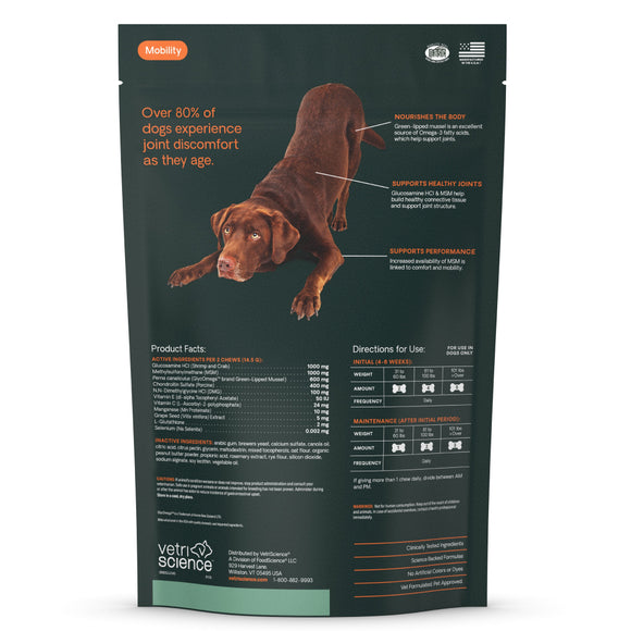 Ultimate Strength Healthy Hip & Joint Chews for Dogs Peanut Butter Flavor