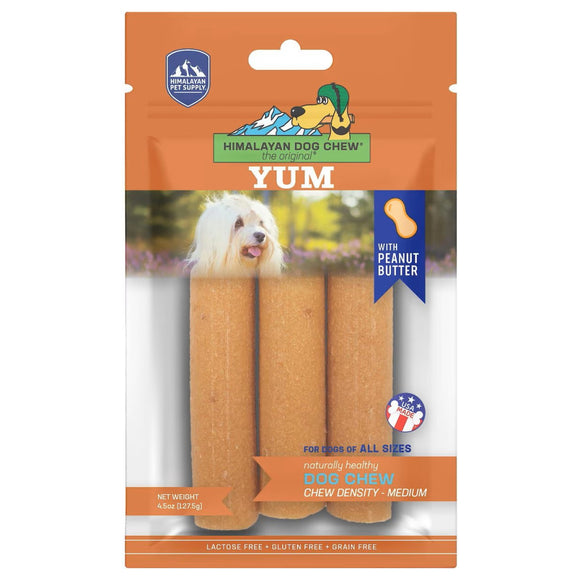 Himalayan Pet Supply yakyYUM with Peanut Butter Dog Chews (4 ct)