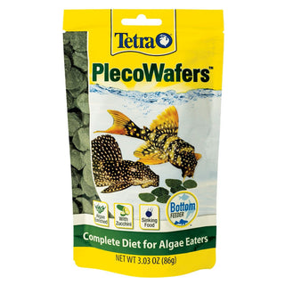 Tetra PlecoWafers Vegetable Diet Fish Food 1ea/3.03 oz