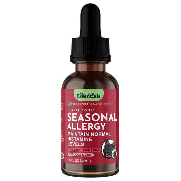 Animal Essentials Seasonal Allergy Herbal Tonic to Maintain Normal Histamine Levels for Dogs & Cats