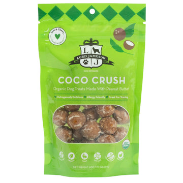 Lord Jameson Coco Crush Organic Coconut & Peanut Butter Soft & Chewy Treats For Dog  (6 oz)