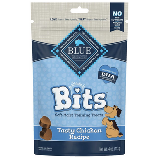 Blue Buffalo Blue Bits Soft Tasty Chicken Recipe Training Treats for Dogs (4 oz)