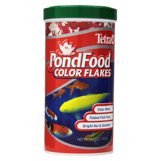 Tetra Color Enhancing Pond Flakes for Koi and Goldfish 1ea/6 oz