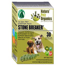 Natura Petz Organics Stone Breaker Starter Pack Organic Support for Bladder Stones & Kidney Stones (30 count) Turkey Flavoring for Dogs