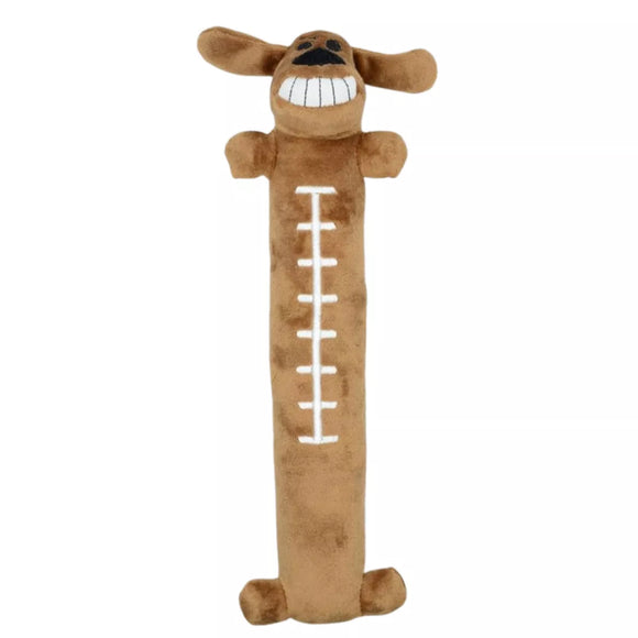 Multipet Tailgate Football Loofa Toy For Dog  12"