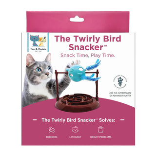 Doc & Phoebe Twirly Bird Treat Dispenser For Cat