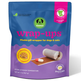 Stashios Wrap-Ups Bacon Cheeseburger Flavor Pill Wrapper for Dogs & Cats (2 oz)