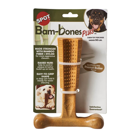 Ethical Bambone Plus Peanut Butter Chew Toy For Dog (7")