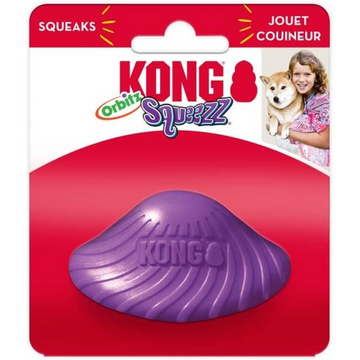 Kong Squeezz Orbitz Saucer Toy For Dog-Medium/Large (assorted colors)