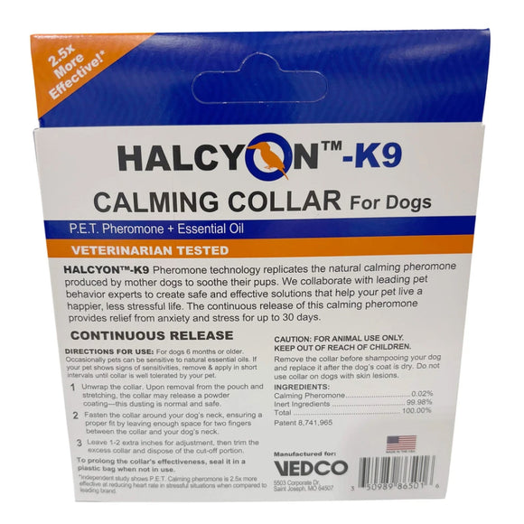 Halcyon K9 Calming Collar for Dogs