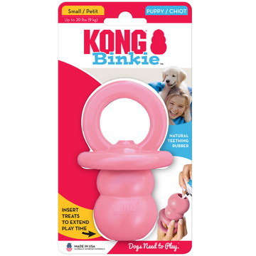 Kong Binkie Toy For Puppies- Small (assorted colors)