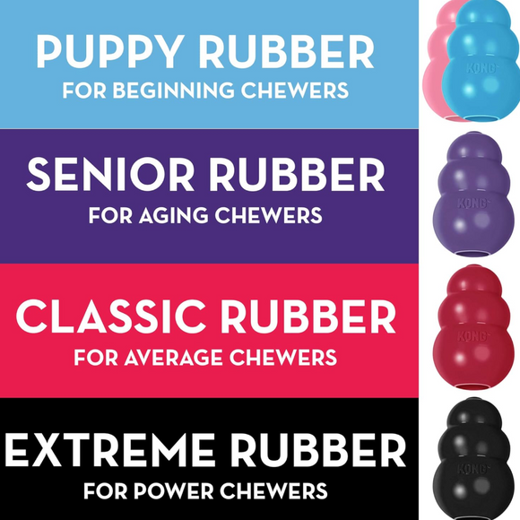 KONG Puppy Chew Toy For Dog -Small Breed (Assorted Colors)