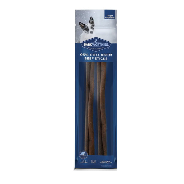 Barkworthies 95% Collagen Beef Stick For Dog