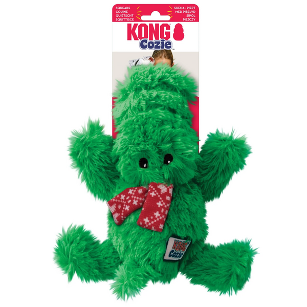 KONG Holiday Cozie Alligator Toy For Dog