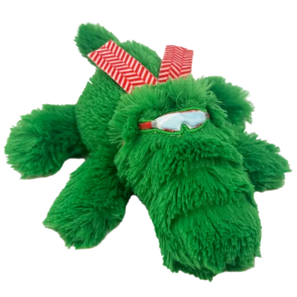 KONG Holiday Cozie Alligator Toy For Dog