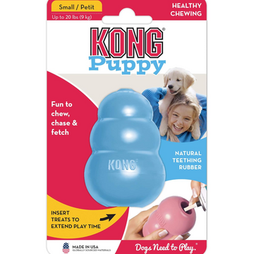 KONG Puppy Chew Toy For Dog -Small Breed (Assorted Colors)