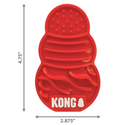 KONG Licks Mat Treat Dispenser with Ridges and Grooves (Small)