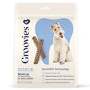 Groovies Senior Dental Chews for Medium Dogs 15-25 lb-1
