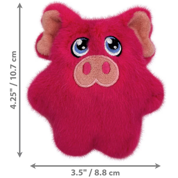 KONG Snuzzles Kiddos Mini Squeaker Toy For Dog- Extra Small (Pig)