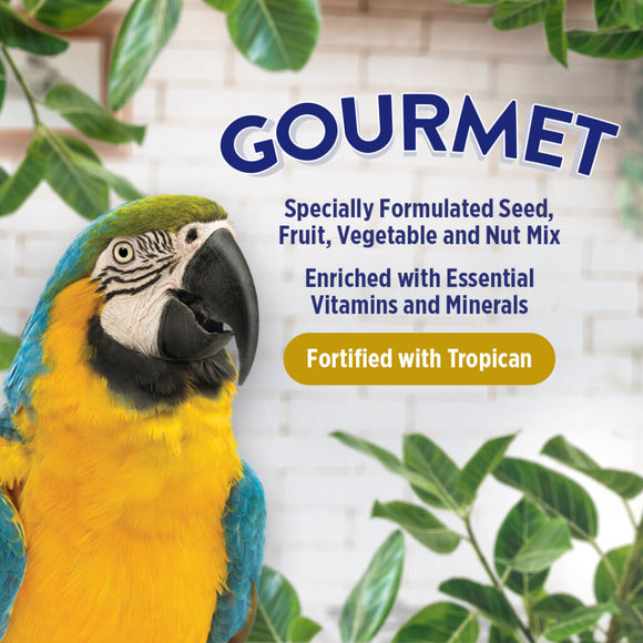 Hari Gourmet Premium Seed Mix for Large Parrots, 4-lb