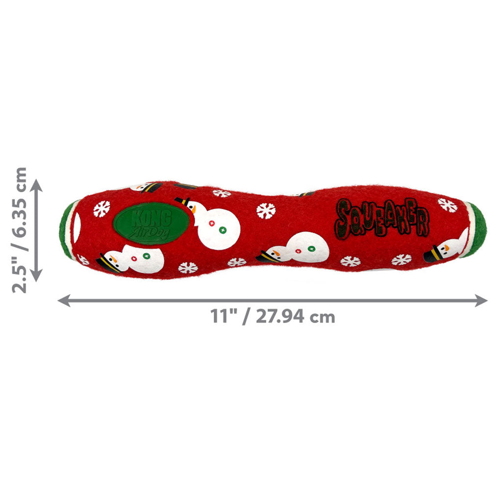 KONG Holiday AirDogs Stick Squeaker Dog Toy, Large