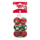KONG Holiday SqueakAir Balls Dog Toys, 6-pack-1