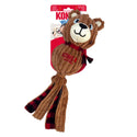 KONG Holiday Wubba Corduroy Bear Dog Toy, Large, 1 count