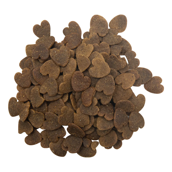 Health Extension Crunchy Heart Shaped Small Treats with Buffalo for Dogs