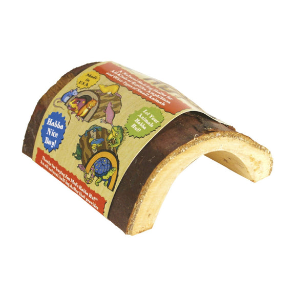 Habitat tunnel with colorful graphics and text on a white background