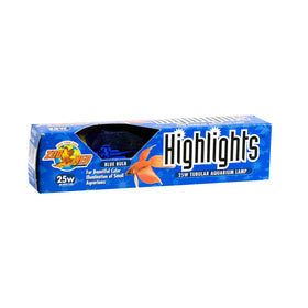 Zoo Med Highlights Incandescent Aquarium Bulb, Blue, 25w
