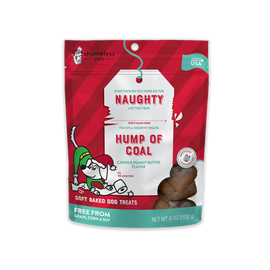 Shamless Naughty Hump of Coal Carob & Peanut Butter Soft Baked Dog Treats, 6-oz