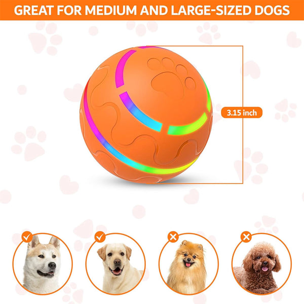 HardyPaw Auto Pet Toy Ball medium to large dogs