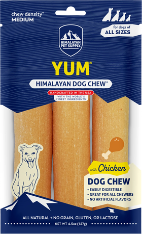 Himalayan Pet Supply yakyYUM with Chicken Dog Chews