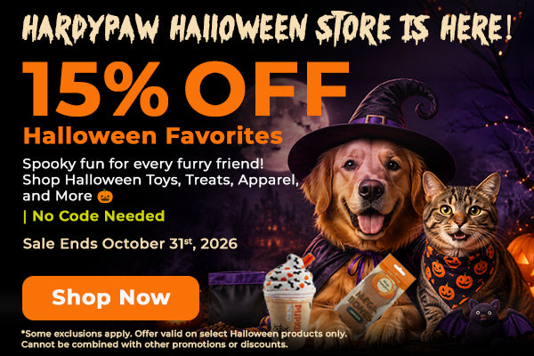 Halloween sale at HardyPaw