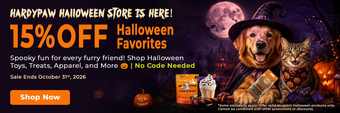 Halloween sale at HardyPaw