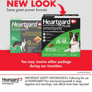 Heartgard Plus Chew for Dog Heartworm Prevention, 26-50 lbs (Green Box) Pet Medicine.