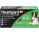 Heartgard Plus Chew for Dog Heartworm Prevention, 26-50 lbs (Green Box) Pet Medicine.