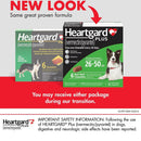 Heartgard Plus Chew for Dog Heartworm Prevention, 26-50 lbs (Green Box) Pet Medicine.