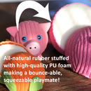 Rubber Stuffed dog toy