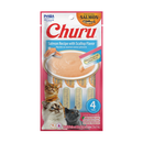 Inaba Churu Salmon with Scallop Recipe Lickable Cat Treats 0.5-oz tube - 4 Count - Cat Treats 1