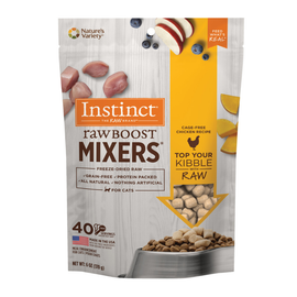 Instinct Raw Boost Mixers Freeze-Dried Raw Chicken Meal Topper for Cats (6 oz)