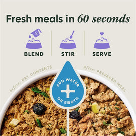 Instinct Fresh Dried Meal Blends Freeze-Dried Grass-Fed Beef & Orchard Blend Recipe for Dogs - 0