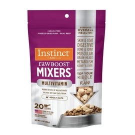 Instinct Raw Boost Mixers Multivitamin Freeze Dried Meal Topper for Adult Cats (5.5 oz)