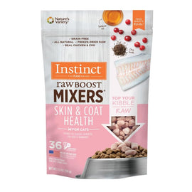 Instinct Raw Boost Mixers Skin & Coat Health Freeze Dried Meal Topper for Cats (5.5 oz)