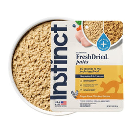 Instinct Fresh Dried Patés Freeze-Dried Raw Chicken Entrée for Cats