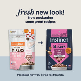 Instinct Raw Boost Mixers Skin & Coat Health Freeze Dried Meal Topper for Cats (5.5 oz) - 0