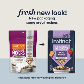 Instinct Raw Boost Mixers Multivitamin Freeze Dried Meal Topper for Adult Cats (5.5 oz) - 0