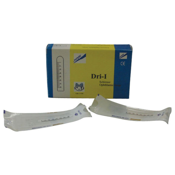 Schirmer Dri-I Ophthalmic Test Strips, 100-count