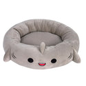 Squishmallows Plush Bolster Pet Bed, Gordon the Shark